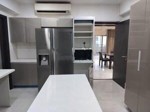 Kitchen in 3 BHK Apartment at Jayabheri Orange County, Gachibowli – for Rent