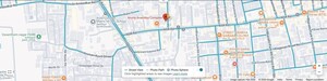  Office Space – Map Location View at Saibaba Colony - for Rent