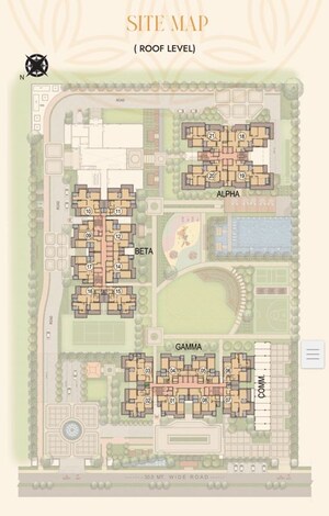 Master Plan in 3 BHK Apartment at SKA Divine, Sector 1 Wave City – for Sale