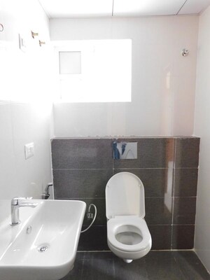 Bathroom in 3 BHK Apartment at Madhu Park Ville, Tellapur – for Rent