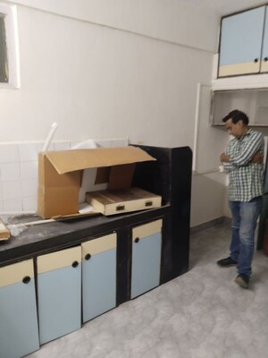 Kitchen in 1 BHK Apartment at Hermes Tower, Camp – for Rent