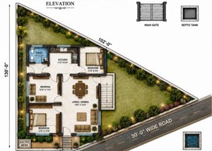 3 BHK Independent House – Exterior View View at Vasavi Nagar - for Sale