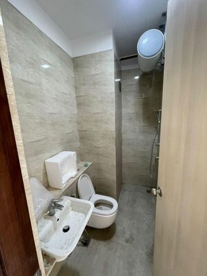 Bathroom in 3 BHK Apartment at Adani Ten BKC, Bandra East – for Rent