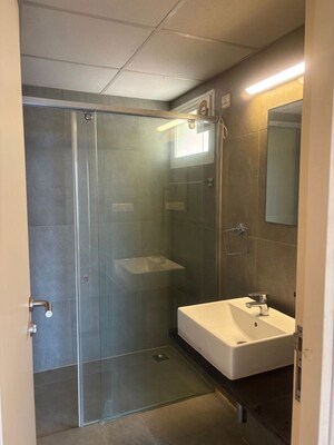 Bathroom in 3 BHK Apartment at Brigade Exotica, Old Madras Road – for Rent