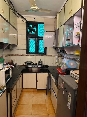 Kitchen in 2 BHK Builder Floor at Lajpat Nagar 4 – for Rent