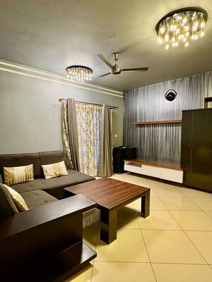 Living Room in 3 BHK Apartment at Sobha Chrysanthemum, Thanisandra – for Rent