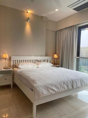 Bedroom in 3 BHK Apartment at Rustomjee Crown, Prabhadevi – for Rent