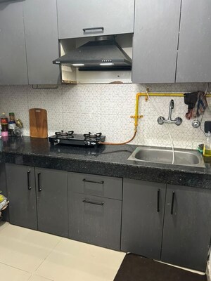 Kitchen in 3 BHK Apartment at Proview Officer City, Raj Nagar Extension – for Rent