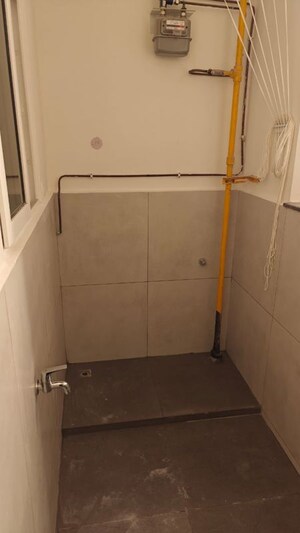 Bathroom in 2 BHK Apartment at Rajapushpa Provincia, Narsingi – for Rent