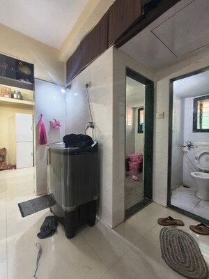 Living Room in 1 BHK Apartment at Om Shri Ganesh Krupa CHS, Kalwa – for Rent