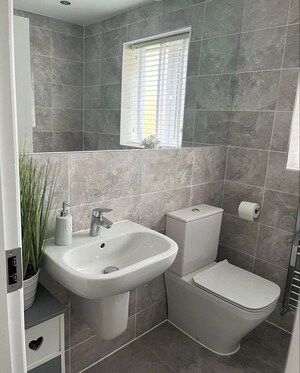 Bathroom in 2 BHK Apartment at Pragati Vihar  – for Sale