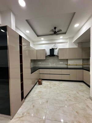 Kitchen in 3 BHK Apartment at SVP Gulmohur Garden, Raj Nagar Extension – for Rent
