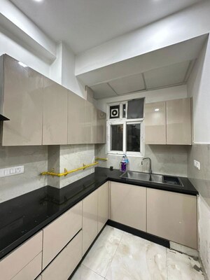 Kitchen in 3 BHK Apartment at SVP Gulmohur Garden, Raj Nagar Extension – for Rent