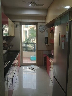 Kitchen in 3 BHK Apartment at Shrishti Synchronicity, Chandivali – for Rent