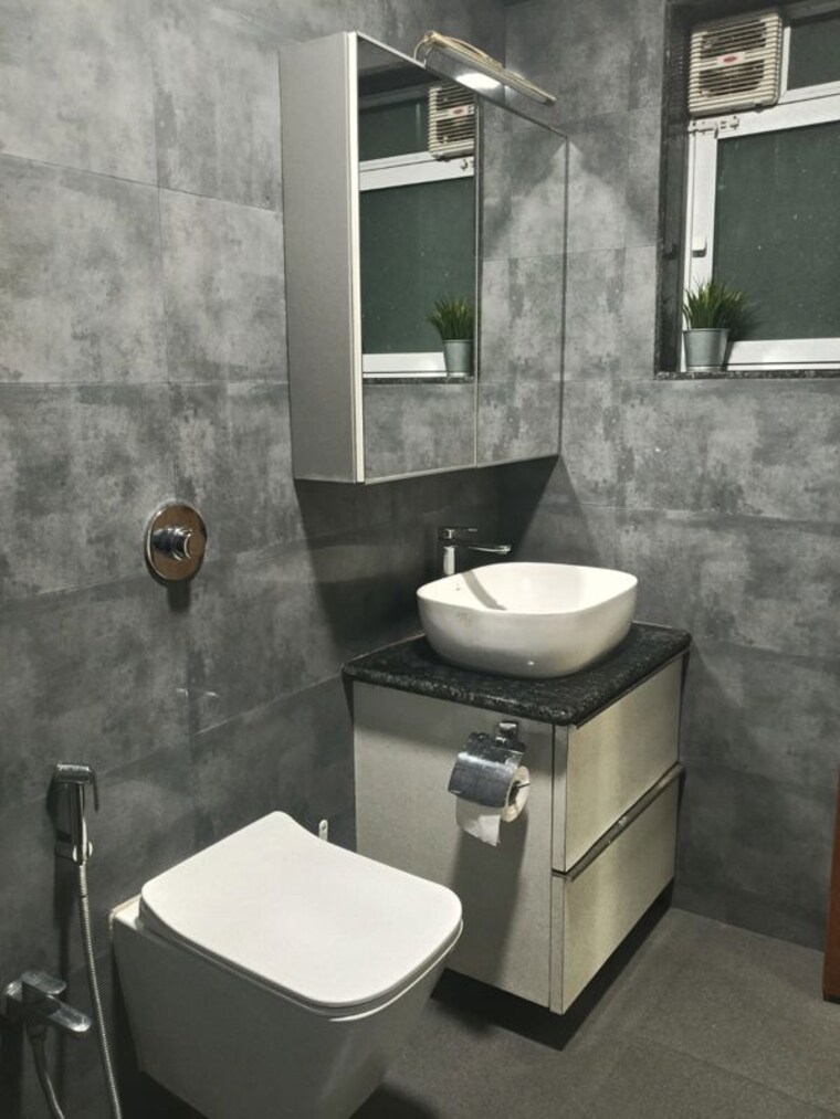 Bathroom, shrishti-synchronicity 3 Bedroom 1340 Sq.Ft. Apartment In Chandivali Mumbai 10786770