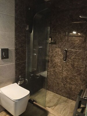 Bathroom in 3 BHK Apartment at Shrishti Synchronicity, Chandivali – for Rent