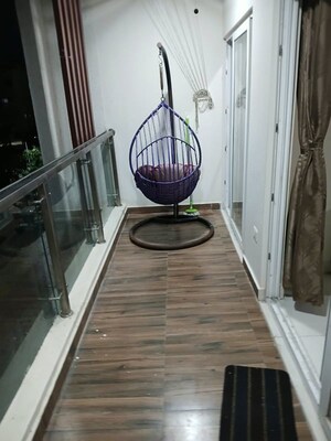 Balcony in 3 BHK Apartment at Shriram Blue, Kr Puram – for Rent