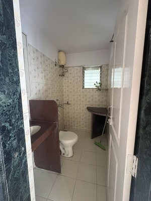 Washroom in 2 BHK Apartment at Hyde Park Galaxy, Manpada – for Rent