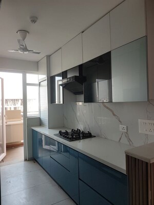 Kitchen in 3.5 BHK Apartment at Rishita Manhattan, Gomti Nagar – for Rent