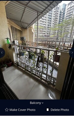 Balcony in 2 BHK Apartment at Cosmos Enclave, Kasarvadavali – for Rent