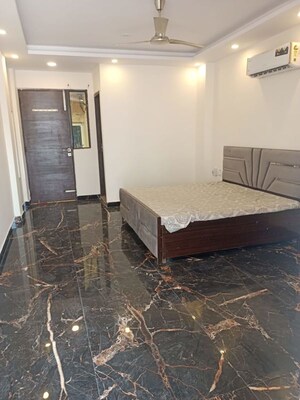Living Room in 1 BHK Builder Floor at Malviya Nagar – for Rent