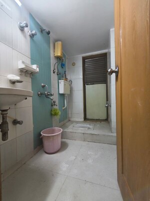 Bathroom in 2 BHK Apartment at Mehta Amrut Angan Phase II, Kalwa – for Rent