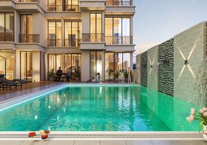 Swimming Pool in 1 BHK Apartment at Krishna Ikon, Sector 8 Pushpak Nagar – for Sale