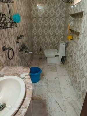 Bathroom in 1 BHK Builder Floor at South Delhi – for Rent