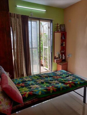 Bedroom in 2 BHK Apartment at Chandrarang Capital Tower, Wakad – for Rent