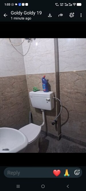 Bathroom in 2 BHK Builder Floor at Sector 15 – for Rent
