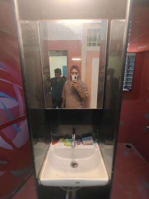 Bathroom in 1 BHK Apartment at Raghuram Bhawn, Dadar West – for Rent