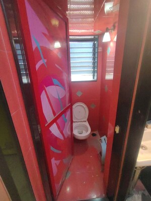 Bathroom in 1 BHK Apartment at Raghuram Bhawn, Dadar West – for Rent