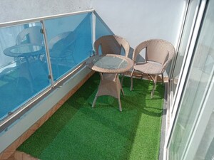 Balcony in Studio Apartment at Shubh City, Gaur City 1 – for Sale