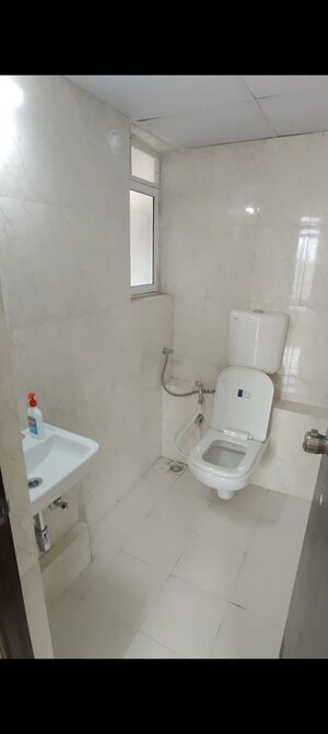 Bathroom in 1.5 BHK Apartment at Puranik Rumah Bali, Ghodbunder Road – for Rent