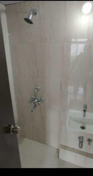 Bathroom in 1 BHK Apartment at Srushti Complex Mumbai, Ghodbunder Road – for Rent