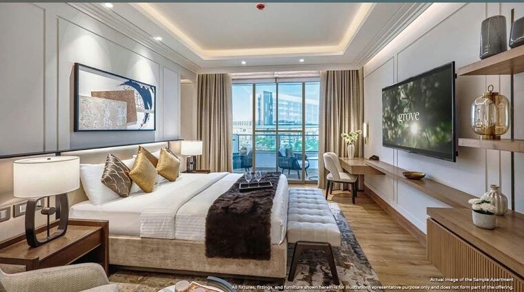 Bedroom, dlf-the-grove 4 Bedroom 270 Sq.Yd. Apartment In Sector 54 Gurgaon 10787364