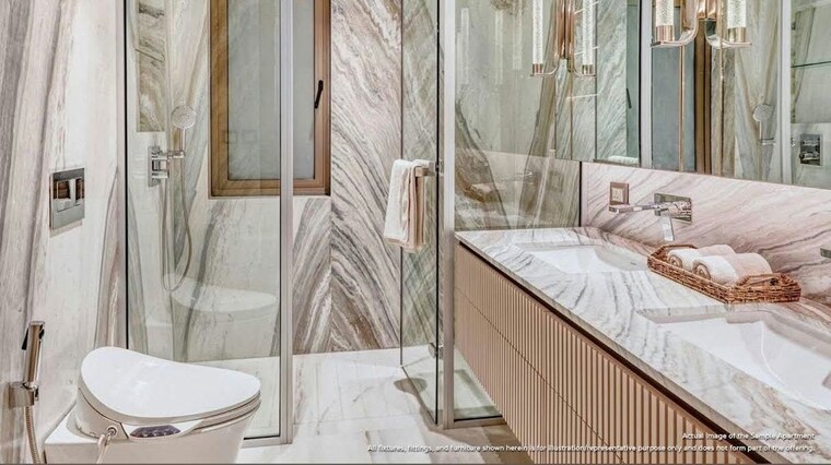 Bathroom, dlf-the-grove 4 Bedroom 270 Sq.Yd. Apartment In Sector 54 Gurgaon 10787364