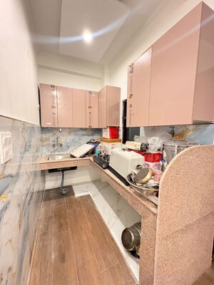 Kitchen in 1 BHK Builder Floor at Chattarpur – for Rent