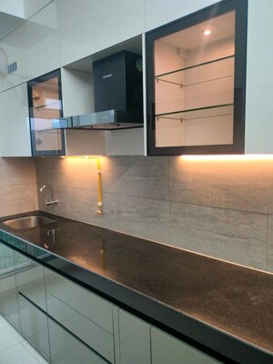 Kitchen in 2 BHK Apartment at Godrej Emerald, Ghodbunder Road – for Rent
