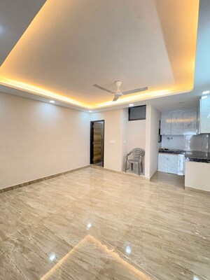 Living Room in 1 BHK Builder Floor at Chattarpur – for Rent