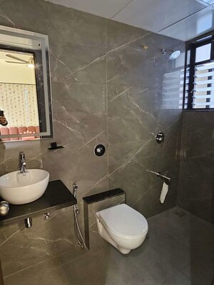Bathroom in 3 BHK Apartment at Bramha Exuberance, Kondhwa – for Sale