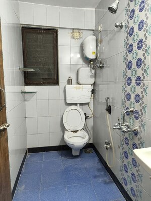 Bathroom in 2 BHK Apartment at Prathampad Apartments, Malad West – for Rent