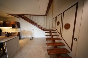 Staircase in 3 BHK Villa at Kumarhatti – for Sale