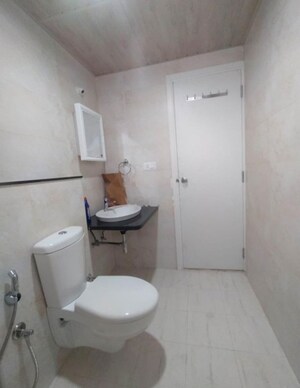 Bathroom in 3 BHK Apartment at Prestige Lakeside Habitat, Varthur – for Rent