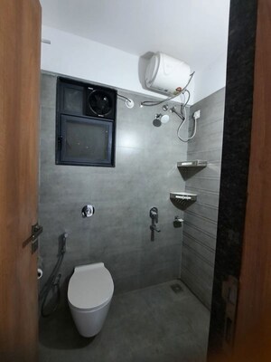 Bathroom in 3 BHK Apartment at Majestique Signature Towers, Balewadi – for Rent
