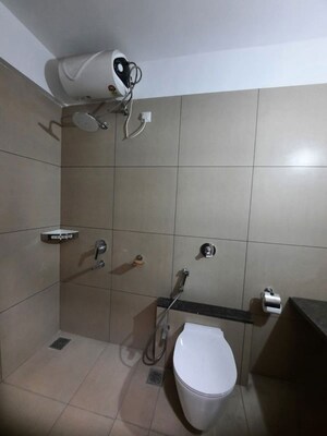 Bathroom in 3 BHK Apartment at Majestique Signature Towers, Balewadi – for Rent