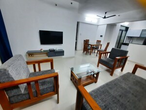Living Room in 3 BHK Apartment at Majestique Signature Towers, Balewadi – for Rent