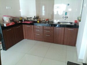 Kitchen in 3 BHK Apartment at Paranjape Schemes Yuthika, Baner – for Rent