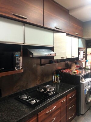 Kitchen in 3 BHK Apartment at Link Garden, Andheri West – for Rent