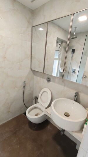 Bathroom in 2 BHK Apartment at Bholenath Chembur Castle, Chembur – for Rent